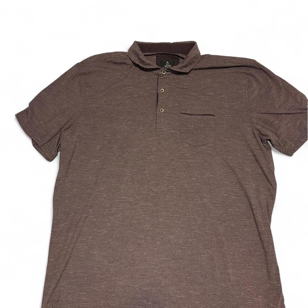 Prana purple polo shirt